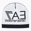 Winter hat EA7 Emporio Armani Mountain Visibility Beanie blue / white 4
