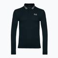 Men's longsleeve EA7 Emporio Armani Golf Pro Polo Check armani blue