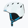 Children's ski helmet Briko Makalu Jr shiny white/lochmara blue 3