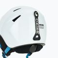 Children's ski helmet Briko Makalu Jr shiny white/lochmara blue 8