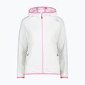 CMP women's fleece sweatshirt white 32G5906/A001