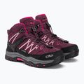 CMP children's trekking boots Rigel Mid Wp maroon 3Q12944/05HM 4
