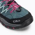 CMP children's trekking boots Rigel Low Wp mineral green / purple fluo 7