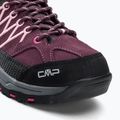 CMP Rigel Mid children's trekking boots maroon 3Q12944J 8