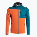 CMP men's trekking sweatshirt orange and blue 33G6597/C550