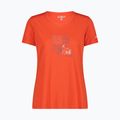 CMP women's trekking shirt orange 38T6656