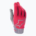 Men's cycling gloves Alpinestars A-Dura red fluo