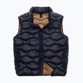 Men's gilet Blauer USA Danny black inside beige