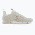 EA7 Emporio Armani Black & White Laces silver birch/gold shoes 8