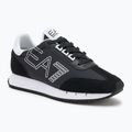 EA7 Emporio Armani Black & White Vintage blk/white/blk eagle shoes