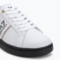 EA7 Emporio Armani Classic Logo white/gold/black shoes 7