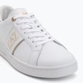 EA7 Emporio Armani Classic Logo full wht/gold detail shoes 7