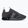 EA7 Emporio Armani Black & White Laces asphalt grey/silv.g7 shoes 2