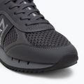 EA7 Emporio Armani Black & White Laces asphalt grey/silv.g7 shoes 7