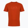 Men's EA7 Emporio Armani Visibility Cotton Crew rooibos tea T-shirt