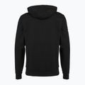 Men's sweatshirt Emporio Armani EA7 Train Logo Series Extended Logo Hoodie black / white 2