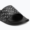 EA7 Emporio Armani Water Sports All Over flip-flops full black / white 7