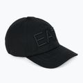 EA7 Emporio Armani Train Logo Series Embroidered baseball cap black