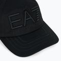 EA7 Emporio Armani Train Logo Series Embroidered baseball cap black 3