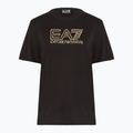Women's EA7 Emporio Armani Train Visibility black/gold T-shirt