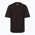 Women's EA7 Emporio Armani Train Visibility black/gold T-shirt 2
