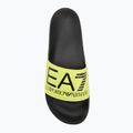 EA7 Emporio Armani Water Sports Visibility yellow flueo / black flip-flops 5