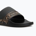 EA7 Emporio ArmaniWater Sports Tape flip-flops full black / gold 7