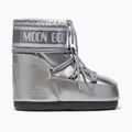 Women's Moon Boot Icon Low Glance silver snow boots 8