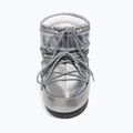 Women's Moon Boot Icon Low Glance silver snow boots 10