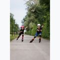 Children's roller skates with protectors Rollerblade Microblade Combo Jr black/pink 13