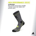 Socks Rollerblade High Performance anthracite/lime 2