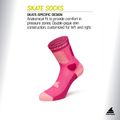 Socks Rollerblade Skate pink 2