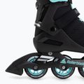 Women's inline skates Rollerblade Sirio 80 W black/teal blue 6