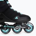 Women's inline skates Rollerblade Sirio 80 W black/teal blue 7