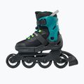 Rollerblade Microblade XT Jr children's roller skates black/petrol green 4