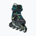 Rollerblade Microblade XT Jr children's roller skates black/petrol green 5