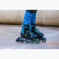 Rollerblade Microblade XT Jr children's roller skates black/petrol green 8