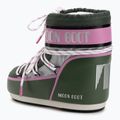 Women's Moon Boot Icon Low Space Racing forest green/silver/pink snow boots 3