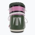 Women's Moon Boot Icon Low Space Racing forest green/silver/pink snow boots 6