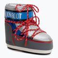 Women's Moon Boot Icon Low Space Racing silver/blue/red snow boots