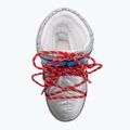 Women's Moon Boot Icon Low Space Racing silver/blue/red snow boots 5