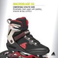 Men's inline skates Rollerblade Macroblade 84 black/sand/red 7