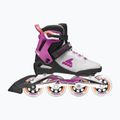 Women's inline skates Rollerblade Macroblade 84 W light grey/violet/orange 2
