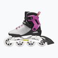 Women's inline skates Rollerblade Macroblade 84 W light grey/violet/orange 3