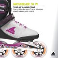 Women's inline skates Rollerblade Macroblade 84 W light grey/violet/orange 10