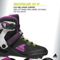 Women's inline skates Rollerblade Macroblade 80 W black/dark fuchsia 10