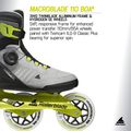 Men's inline skates Rollerblade Macroblade 110 Boa black/grey/lime 9