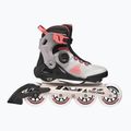 Women's inline skates Rollerblade Macroblade 90 Boa W grey/amethyst rose 2