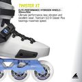 Rollers Rollerblade Twister Xt grey pearl/periwinkle 9