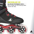 Men's inline skates Rollerblade Macroblade 90 black/red 8